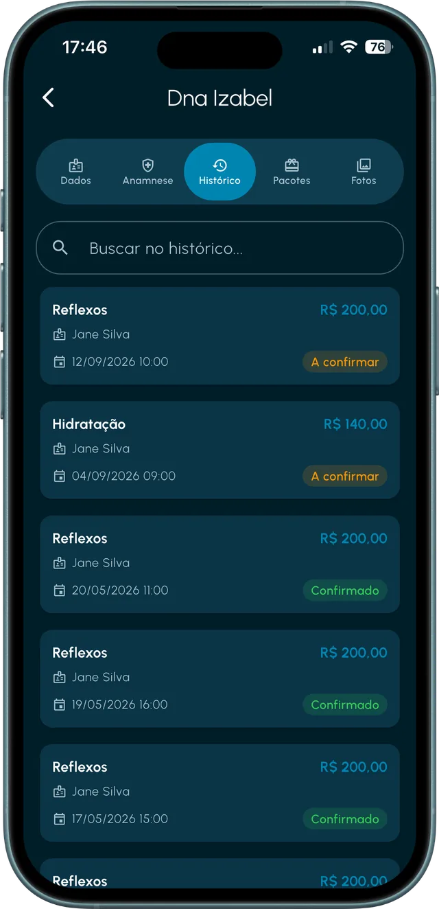 Client history